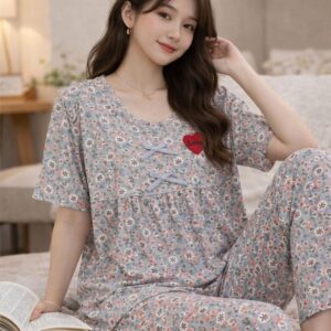 ⁦بيجاما قطنية one size⁩ - الصورة ⁦5⁩